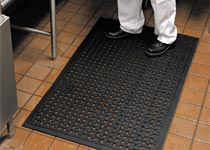 Eco-Friendly Flow-Through Floor Mats, Rubber Anti-Slip Mats, Wet Area Floor Mats