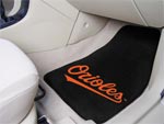 Baltimore Orioles MLB Baseball Logo Car Floor Mats - Carpet - 2 Piece Set FM-6329