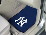 New York Yankees MLB Baseball Logo Car Floor Mats - Carpet - 2 Piece Set FM-6340