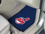 Cleveland Indians MLB Baseball Logo Car Floor Mats - Carpet - 2 Piece Set FM-6372