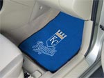 Kansas City Royals MLB Baseball Logo Car Floor Mats - Carpet - 2 Piece Set FM-6386