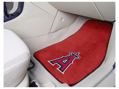 Los Angeles Angels MLB Baseball Logo Car Floor Mats - Carpet - 2 Piece Set - Logo Floor Mats &amp; Car Mats