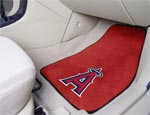 Los Angeles Angels MLB Baseball Logo Car Floor Mats - Carpet - 2 Piece Set