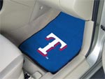 Texas Rangers MLB Baseball Logo Car Floor Mats - Carpet - 2 Piece Set