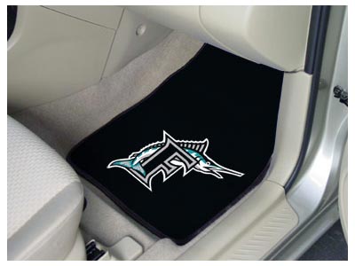 Florida Marlins MLB Baseball Logo Car Floor Mats - Carpet - 2 Piece Set - Logo Floor Mats &amp; Car Mats