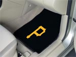Pittsburgh Pirates MLB Baseball Logo Car Floor Mats - Carpet - 2 Piece Set FM-6497