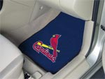 St. Louis Cardinals MLB Baseball Logo Car Floor Mats - Carpet - 2 Piece Set FM-6504