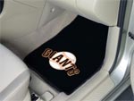 San Francisco Giants MLB Baseball Logo Car Floor Mats - Carpet - 2 Piece Set