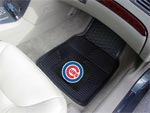 Chicago Cubs MLB Baseball Logo Car Floor Mats - Heavy-Duty Vinyl - 2 Piece Set FM-8782
