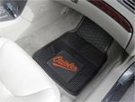 Baltimore Orioles MLB Baseball Logo Car Floor Mats - Heavy-Duty Vinyl - 2 Piece Set FM-8832