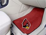 Arizona Cardinals NFL Football Logo Car Floor Mats - Carpet - 2 Piece Set