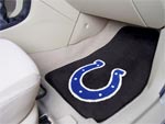 Indianapolis Colts NFL Football Logo Car Floor Mats - Carpet - 2 Piece Set