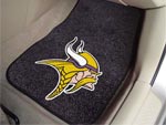 Minnesota Vikings NFL Football Logo Car Floor Mats - Carpet - 2 Piece Set