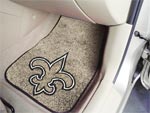 New Orleans Saints NFL Football Logo Car Floor Mats - Carpet - 2 Piece Set