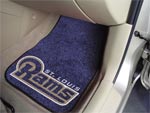 St. Louis Rams NFL Football Logo Car Floor Mats - Carpet - 2 Piece Set FM-5840