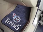 Tennessee Titans NFL Football Logo Car Floor Mats - Carpet - 2 Piece Set