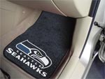Seattle Seahawks NFL Football Logo Car Floor Mats - Carpet - 2 Piece Set