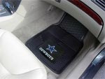 Dallas Cowboys NFL Football Logo Car Floor Mats - Heavy-Duty Vinyl - 2 Piece Set