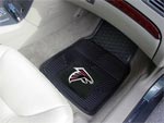 Atlanta Falcons NFL Football Logo Car Floor Mats - Heavy-Duty Vinyl - 2 Piece Set