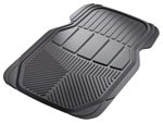 Rubber Queen [7078-4] All Season II™ Rubber Truck Floor Mat - Front - Single - Gray