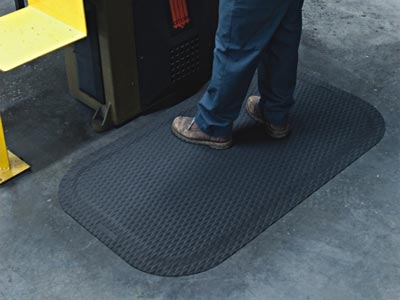 Andersen [422] Hog Heaven™ Dry Area Anti-Fatigue Floor Mat - Black - 7/8" Thickness - Commercial Anti-Fatigue &amp; Cushioned Matting