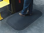 Andersen [422] Hog Heaven Dry Area Anti-Fatigue Floor Mat - Black - 7/8" Thickness AM-422