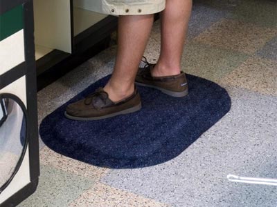 Andersen [447] Hog Heaven™ Plush Dry Area Anti-Fatigue Floor Mat - 7/8" Thickness - Commercial Anti-Fatigue &amp; Cushioned Matting