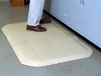 Andersen [449] Hog Heaven™ Marble Top Dry Area Anti-Fatigue Floor Mat - 7/8" Thickness - Commercial Anti-Fatigue &amp; Cushioned Matting