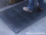 Andersen [490] Happy Feet Wet/Oily Area Anti-Fatigue Floor Mat - Grip Surface - Black Border - 1/2" Thickness AM-490B