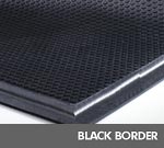 Andersen [480] Happy Feet™ Dry Area Anti-Fatigue Floor Mat - Black w/ Black Border
