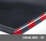 Andersen [480] Happy Feet™ Dry Area Anti-Fatigue Floor Mat - OSHA Red - 01