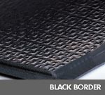 Andersen [480] Happy Feet™ Dry Area Anti-Fatigue Floor Mat - Black w/ Black Border