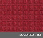 Andersen [219] WaterHog™ Classic Tile Indoor Scraper/Wiper Entrance Floor Mat System - Diagonal Pattern - Solid Red - 165
