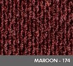 Andersen [2294] WaterHog™ ECO Berber Roll Goods Indoor/Outdoor Scraper/Wiper Entrance Floor Mat - Maroon - 174
