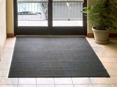 Andersen [200] WaterHog™ Classic Indoor/Outdoor Scraper/Wiper Entrance Floor Mat - Rubber Border - 3/8" Thickness - Commercial Entrance Mats &amp; Carpets