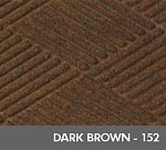 Andersen [208] WaterHog™ Classic Diamond Indoor/Outdoor Scraper/Wiper Entrance Floor Mat - Dark Brown - 152