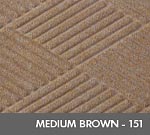 Andersen [208] WaterHog™ Classic Diamond Indoor/Outdoor Scraper/Wiper Entrance Floor Mat - Medium Brown - 151