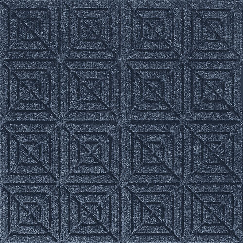 Andersen [221] WaterHog™ Fashion Diamond Indoor/Outdoor Scraper/Wiper Entrance Floor Mat - Navy - 161