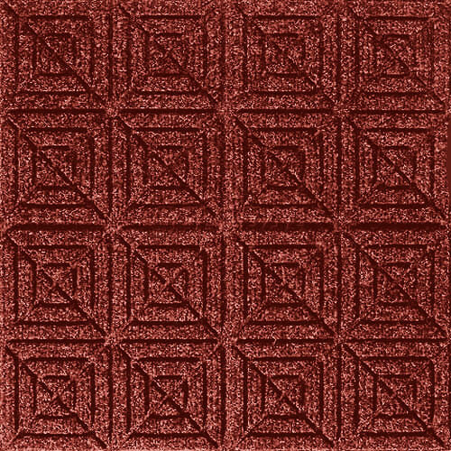 Andersen [221] WaterHog™ Fashion Diamond Indoor/Outdoor Scraper/Wiper Entrance Floor Mat - Red/Black - 155