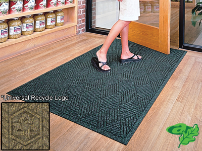 Andersen [2297] WaterHog™ ECO Premier Fashion Indoor/Outdoor Scraper/Wiper Entrance Floor Mat - Fabric Border - 3/8" Thickness