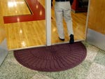 Andersen [272] WaterHog™ Grand Classic Indoor/Outdoor Scraper/Wiper Entrance Floor Mat - Half Oval - 3/8" Thickness AM-272