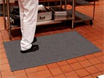 Andersen [418] Traction Hog Slip-Resistant Floor Mat - Black - Solid - 1/8" Thickness - AM-418