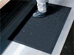 Andersen [419] Traction Hog Slip-Resistant Floor Mat - Black - Drainable - 1/8" Thickness - AM-419