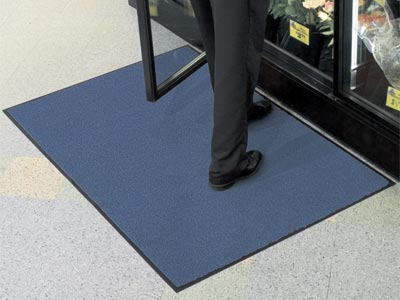 Andersen [105] TriGrip™ Indoor Wiper/Finishing Floor Mat - Nylon Face - Rubber Backing - 3/8" Thickness - Commercial Floor Mats &amp; Carpets