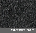 Andersen [105] TriGrip™ Indoor Wiper/Finishing Floor Mat - Nylon Face - Rubber Backing - Cabot Grey - 103**