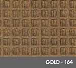 Andersen [411] Clean Stride Indoor Adhesive Wiper/Finishing Floor Mat - Carpet w/ Frame - Gold - 164