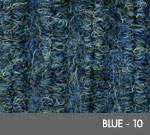 Andersen [870] Cobblestone™ Indoor Wiper/Finishing Floor Mat - Poly Face - Vinyl Backing - Blue - 10