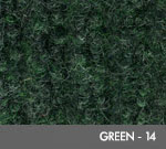 Andersen [870] Cobblestone™ Indoor Wiper/Finishing Floor Mat - Poly Face - Vinyl Backing - Green - 14