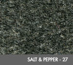 Andersen [871] Impressionist™ Indoor Wiper/Finishing Floor Mat - Olefin Face - Vinyl Backing - Salt & Pepper - 27