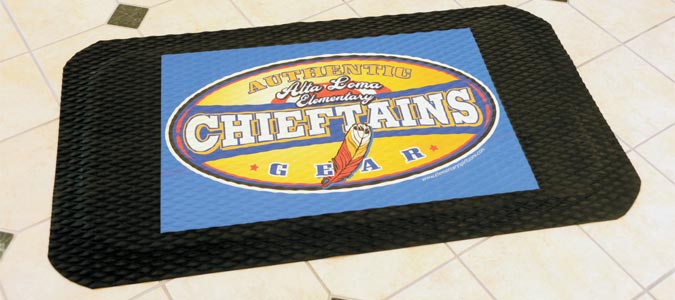 Andersen Hog Heaven Impressions Indoor/Outdoor Custom Logo Anti-Fatigue Floor Mats - Commercial Custom Logo & Message Floor Mats